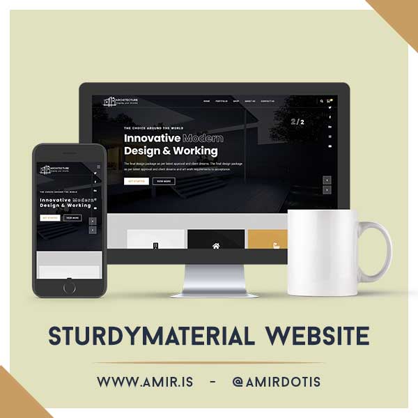 Sturdy Material Website